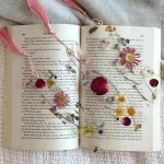 Книгоразделител с истински, сушени цветя, Ive Penkova Книгоразделител с истински, сушени цветя, Ive Penkova